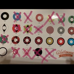 Halloween lenses